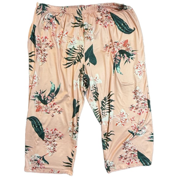 Floral pajama set, women’s 3X - Picture 3 of 4